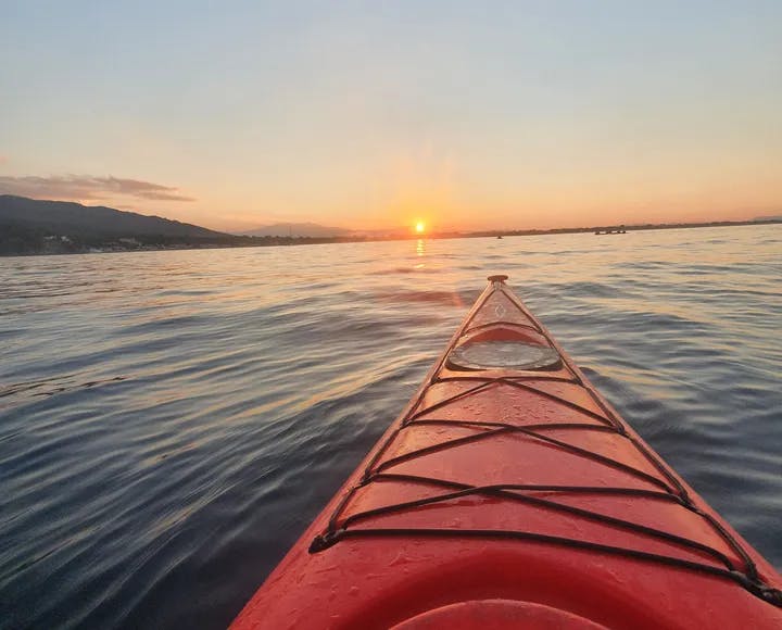 Coucher de soleil/Sunset kayak