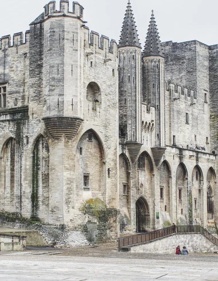 Le Palais des Papes d'Avignon, Résidence des souverains pontifes du XIVe siècle, classé au Patrimoine mondial de l'UNESCO, 