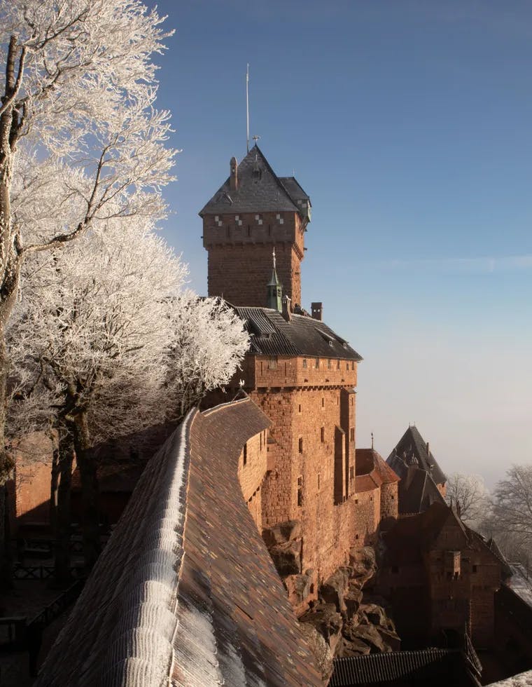 Le Château Koenigsbourg, une forteresse restaurée offrant une vue panoramique sur l’Alsace 