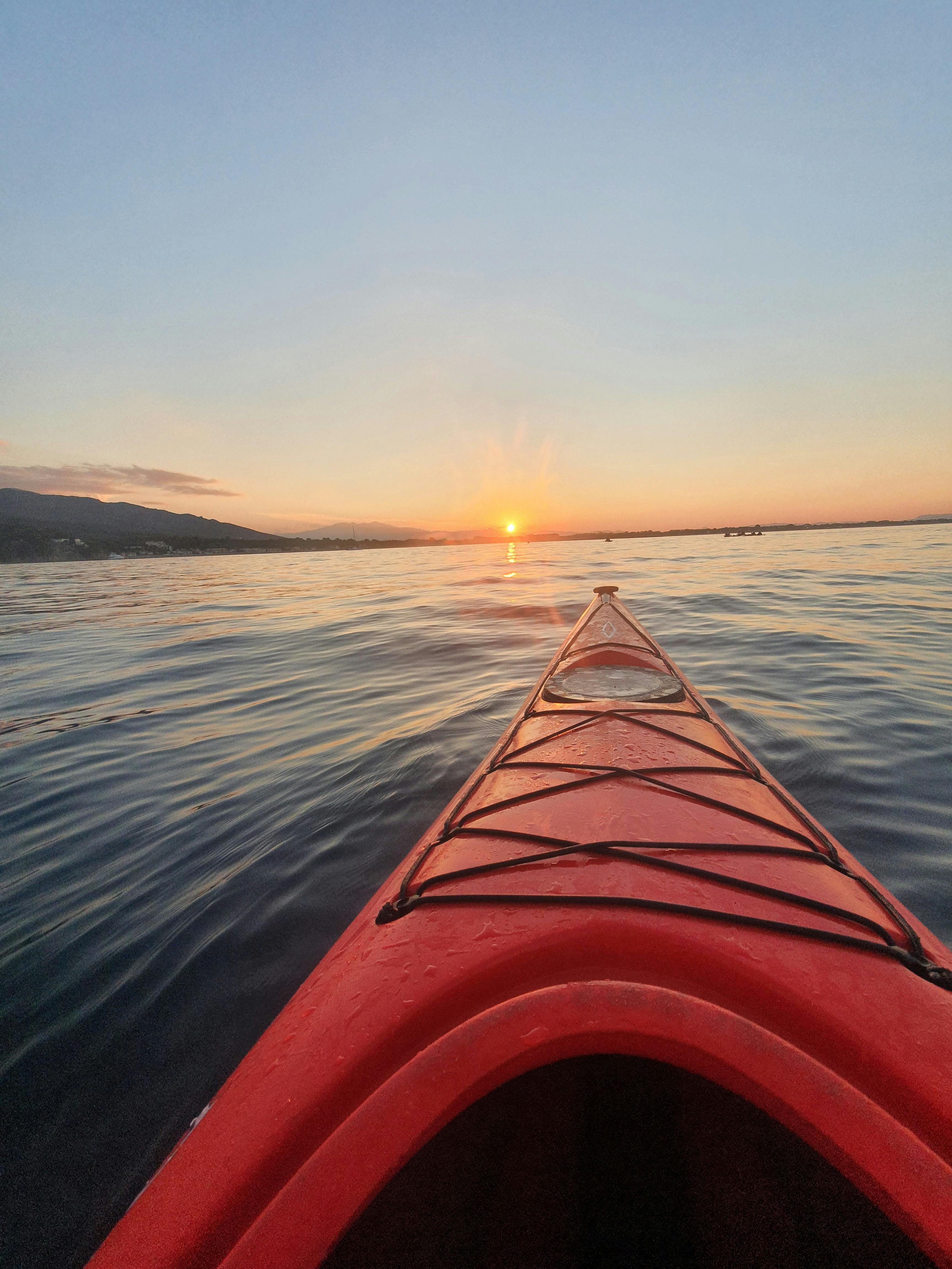 Coucher de soleil/Sunset kayak